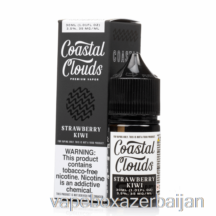 Vape Smoke Strawberry Kiwi SALT - Coastal Clouds Co. - 30mL 35mg